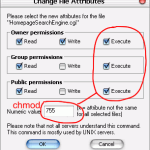 CHMOD Significado de sus valores