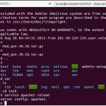 Debian Squeeze Terminal (SSH) com Texto Colorido
