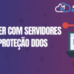 Datacenter com servidores com proteção DDoS